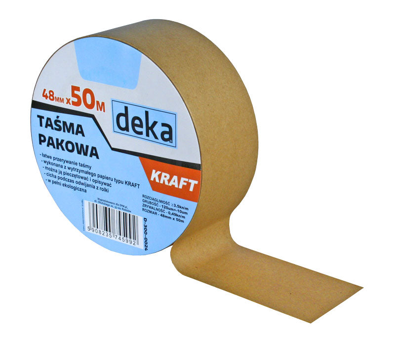 Опаковъчна крафт хартия 48мм*50м