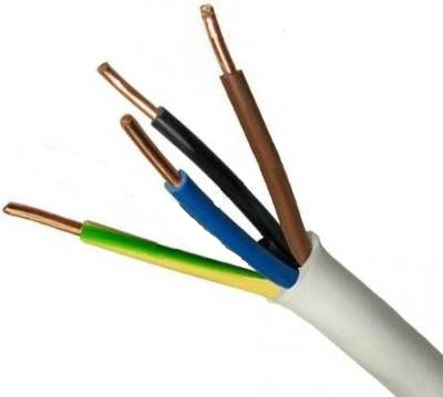 Cablu Ydy 4x1.5 Żo White 450/750v