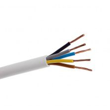 Workshop Cable H05vv-f 5x1.5 White 300/500v