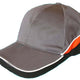 Professional Denim Cap With Visor Gray