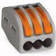 Cuplaj rapid 3x0,08-4mm2 cu pârghie de eliberare 222-413