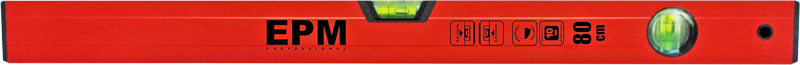 Geschilderde waterpas horizontale en verticale indicator 80cm