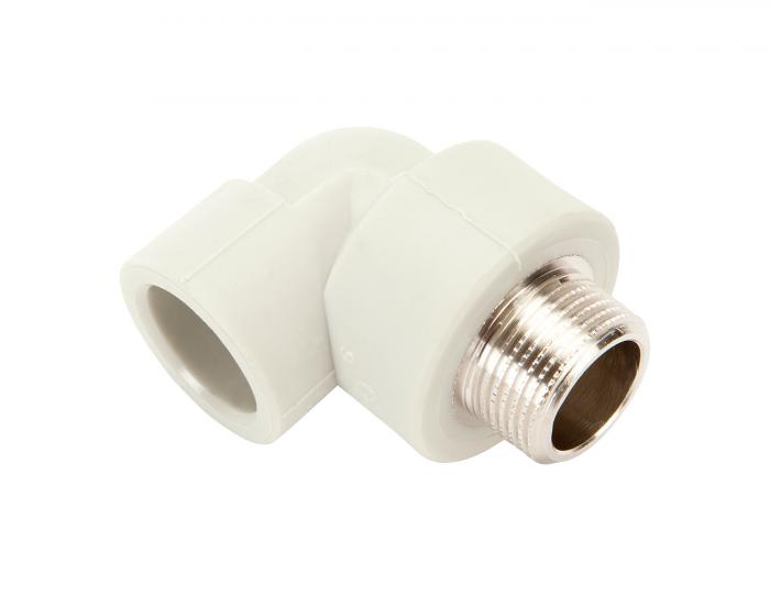 Pp-r armbåge utvändig gänga 90 grader 25 mm X 1/2 Pn20