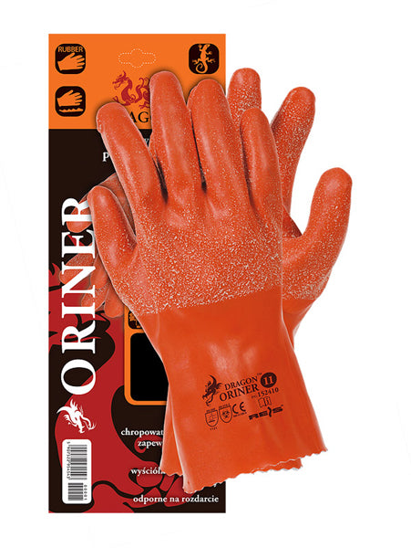 Oriner isolerade gummihandskar 30 cm storlek 10