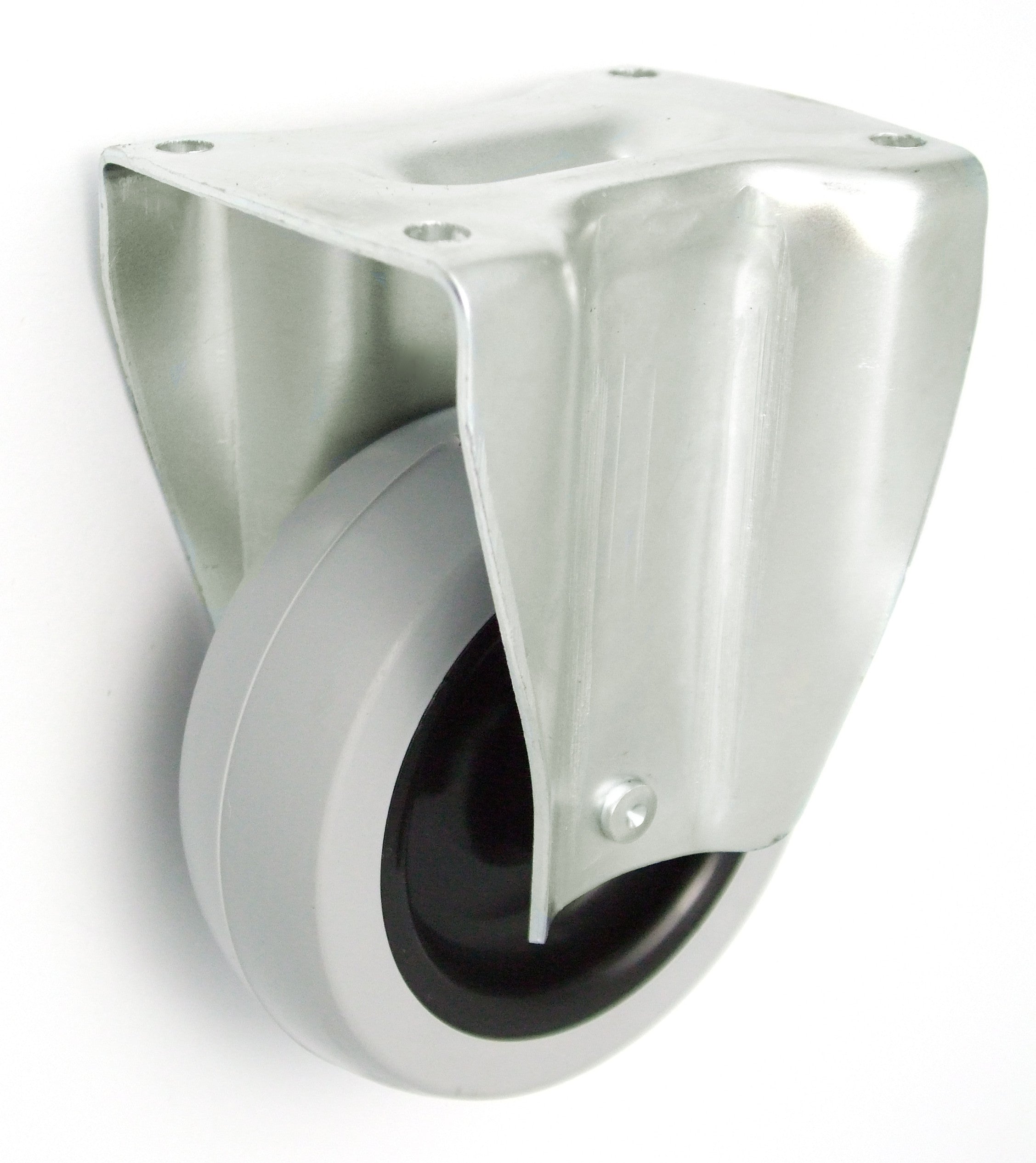 Möbelrad Kunststoff+Gummi 75mm festes Gehäuse M73t