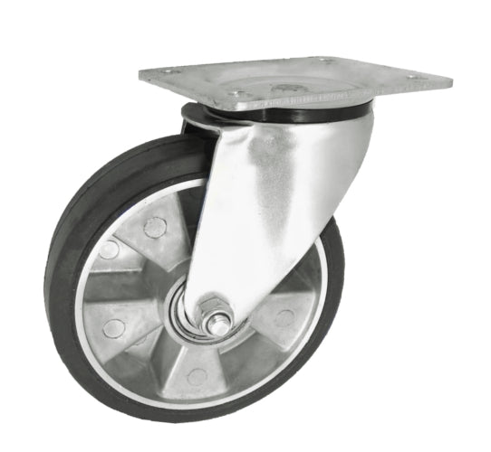 Hliníkovo-gumové koleso 180mm puzdro riadenia A52g