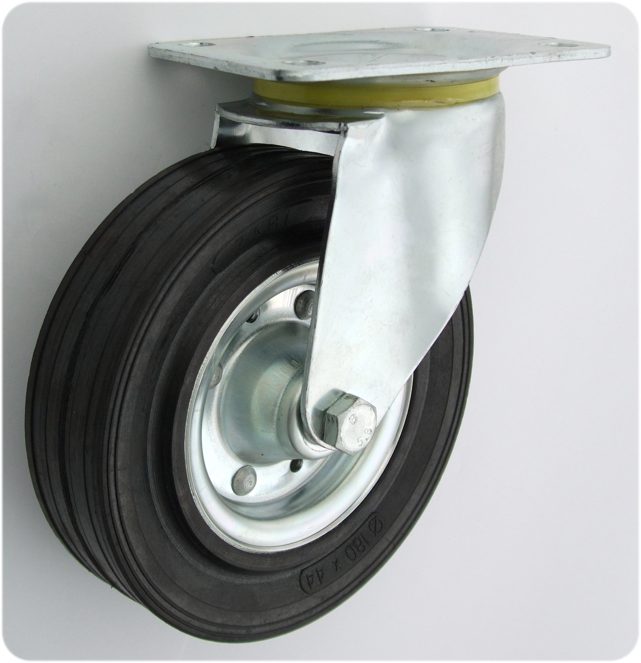 Metal-rubber Wheel 180mm Turning Housing 52