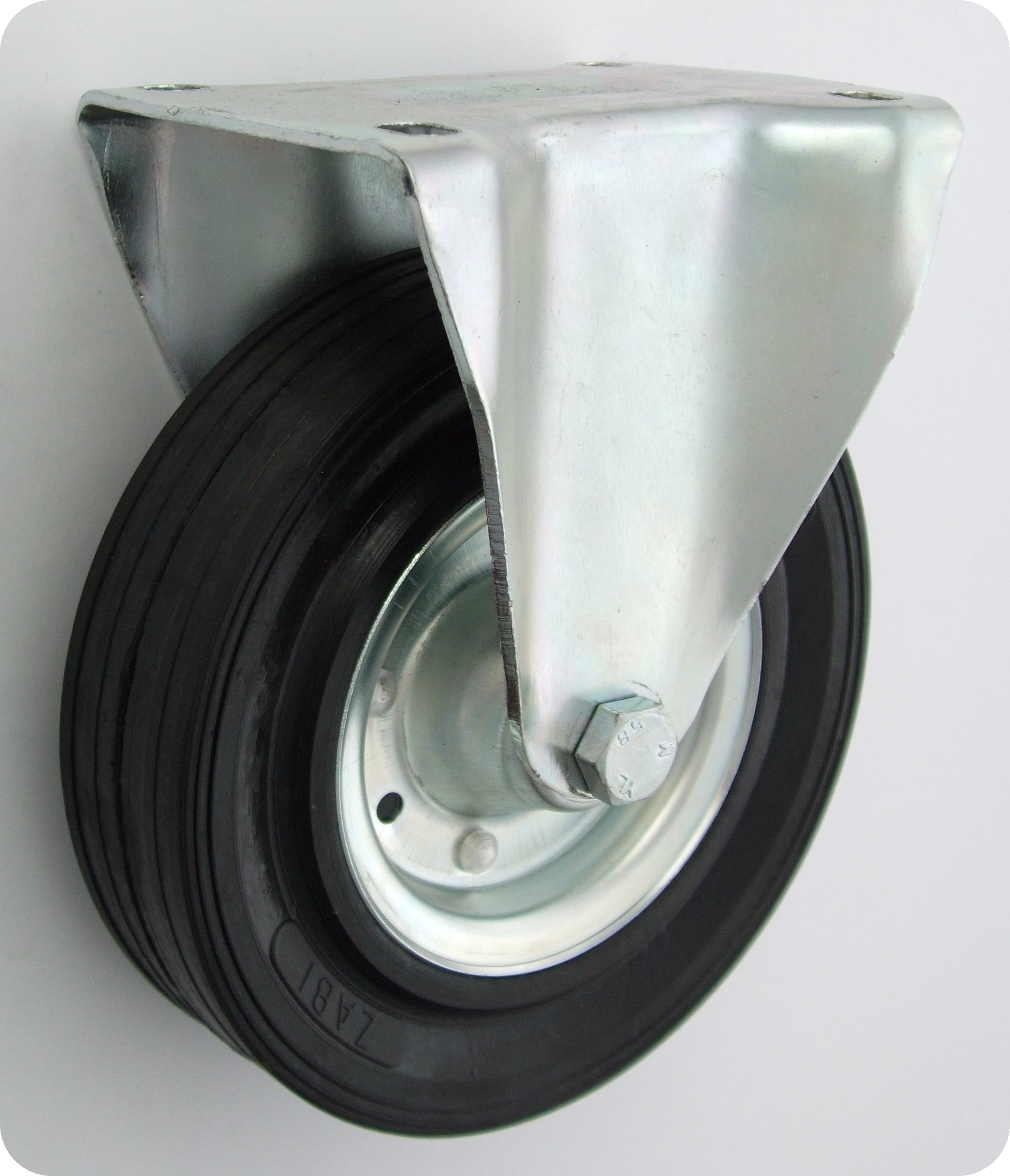 Metal-rubber Wheel 180mm Fixed Housing 53