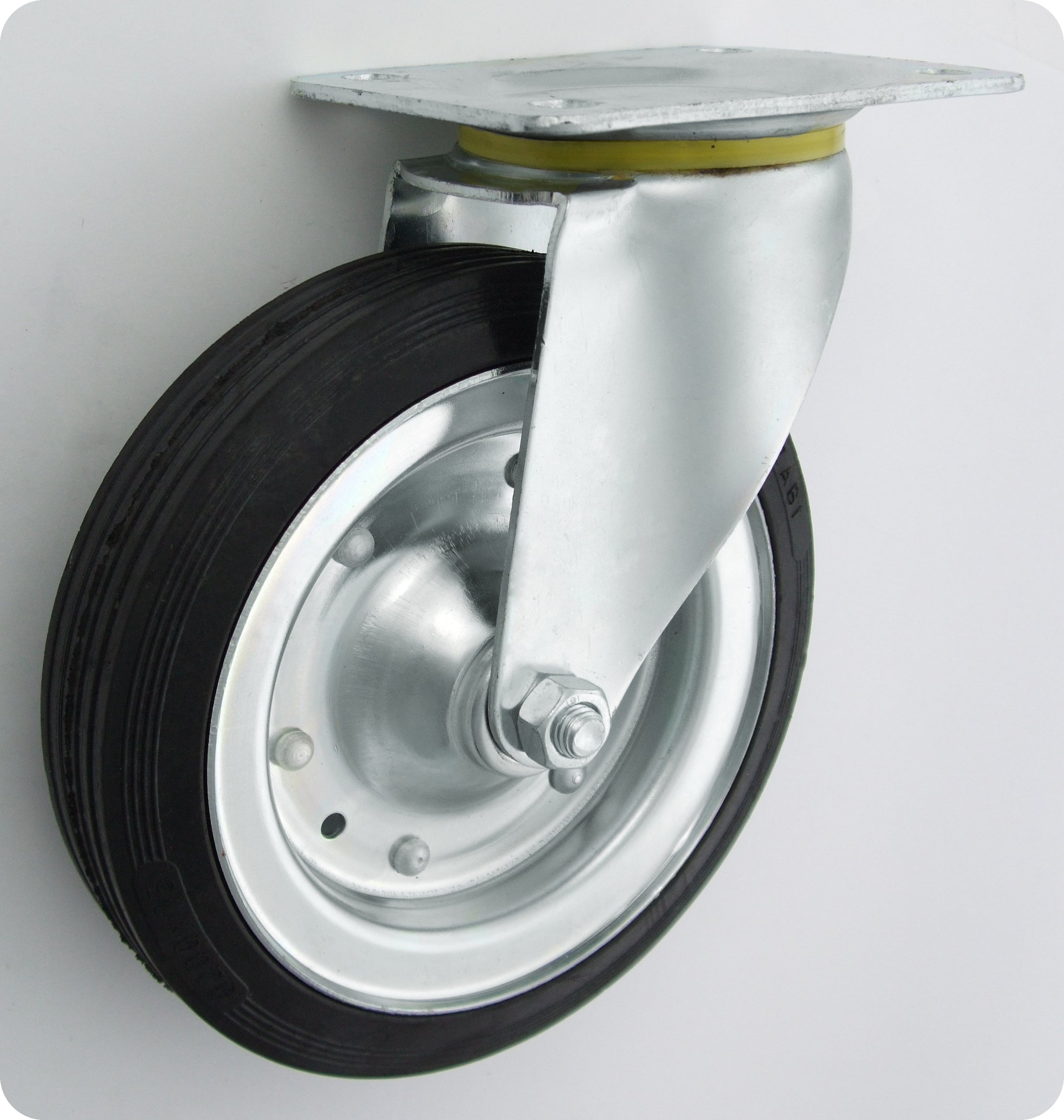 Metal-rubber Wheel 200mm Turning Housing 62