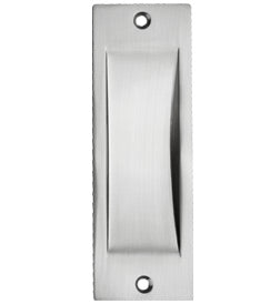 Manija de puerta corrediza de níquel