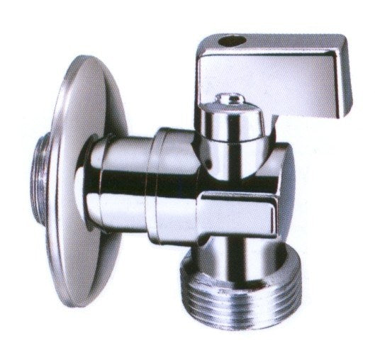 Shut-off Ball Valve For Washing Machine Angle Without Filter Metallic