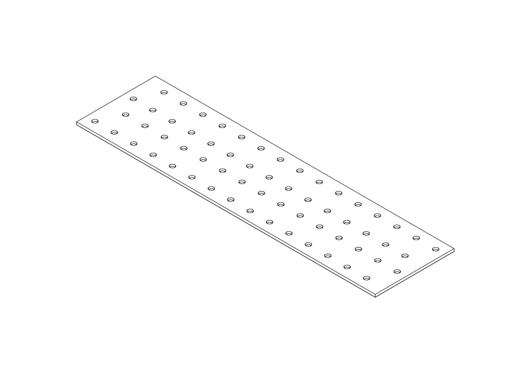 Montageplaat 300*80*2.0mm