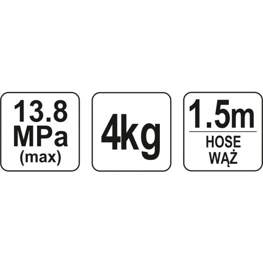 Handfettpistol 4 kg