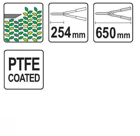 Nožnice na živý plot 625 mm
