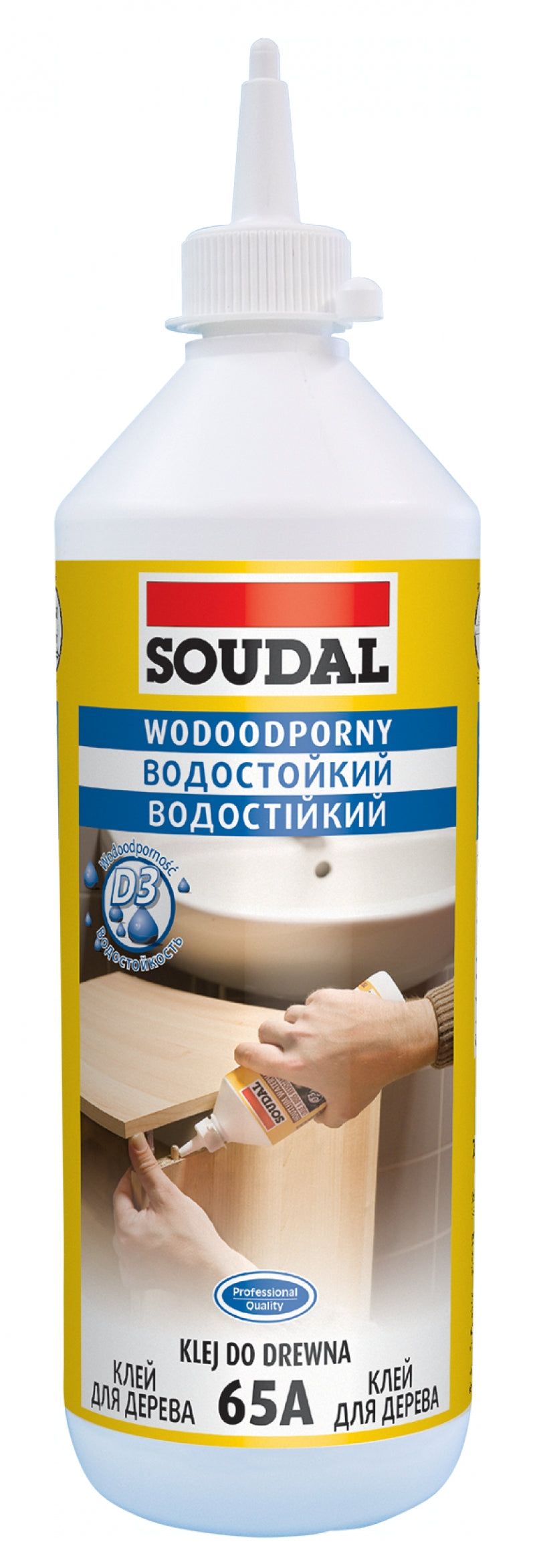 Vattentätt trälim 65a 750ml