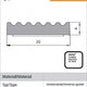 Selbstklebende Dichtung Schwarz Sd-52/4-0 Dgp 20*4 Mb