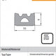 Self-adhesive Gasket Black Sd-53/4-0 10*6 Mb