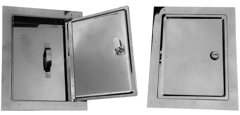 Rostfri Skorstensdörr 155*205mm Medium