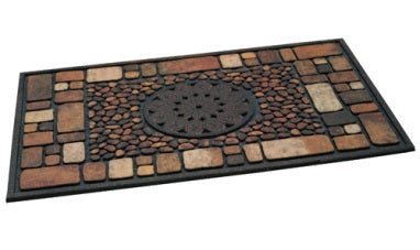 Capacho de Borracha Notre Dame Castanho 18*30 (45*75cm)