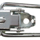Galvanized Box Lock With C-type Hook 55*13mm