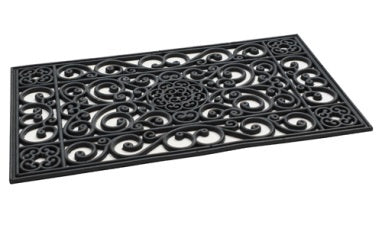 Jern Mat Sort Dørmåtte 1 45*75cm
