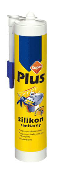 Super Plus Sanitary Silikon 280ml Vit