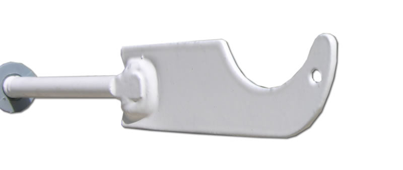 Heizkörper-Montagehaken, gerade, weiß, 2 mm, L-100