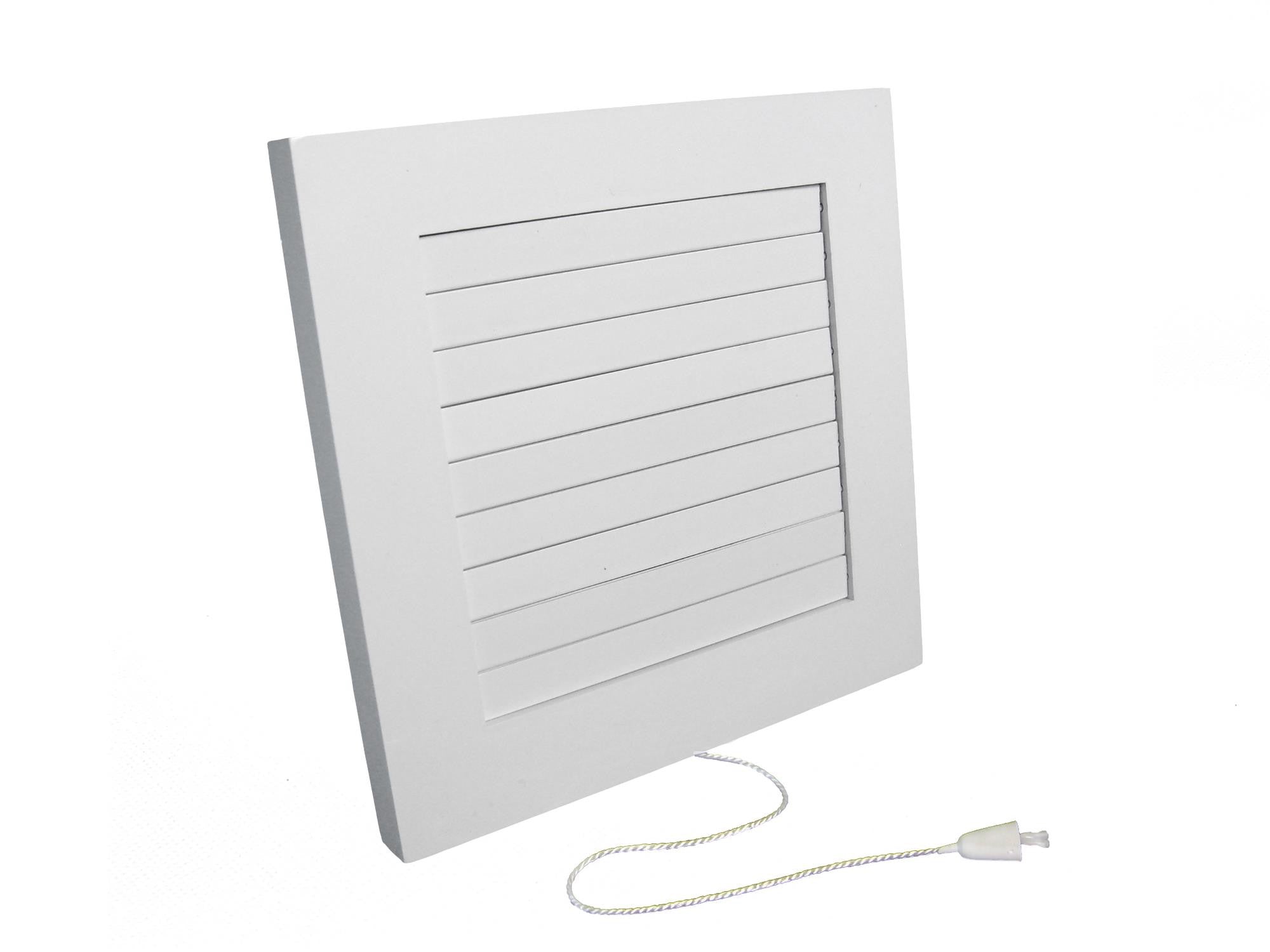 Grille De Ventilation Imperio Avec Volet Mécanique 125mm