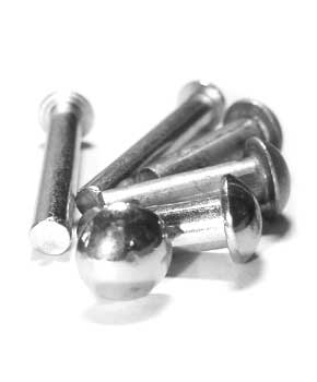 Horganyzott acél szegecs gömbfej 8*10mm