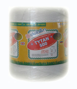 Lantbruksgarn 500m/kg Polypropen Vit Titan