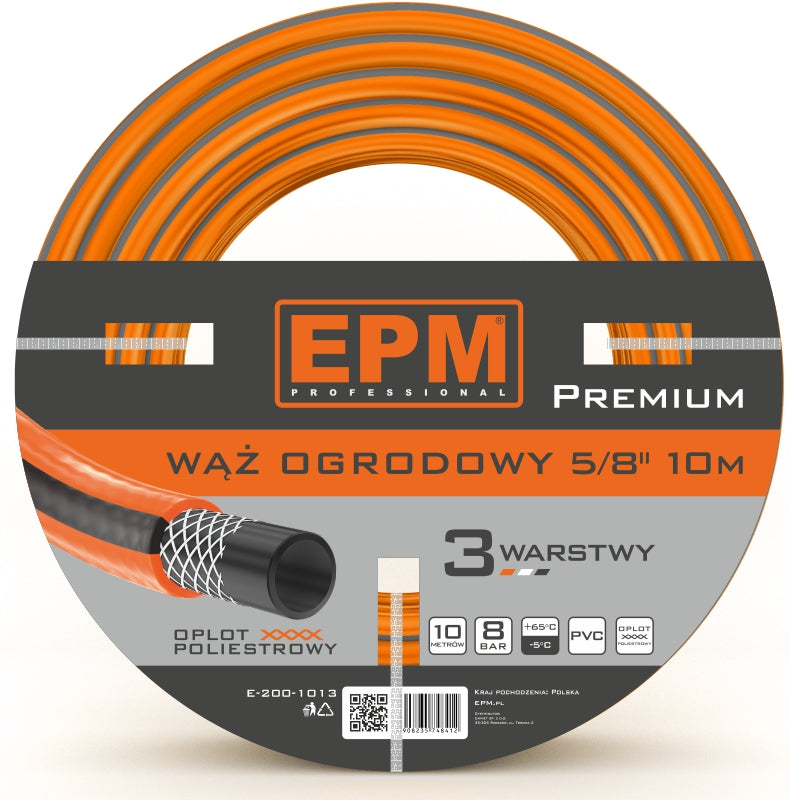 Reinforced Hose For Sprinkler Devices 5/8 10mb Premium