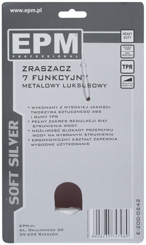 Strieborný postrekovač so 7 funkciami