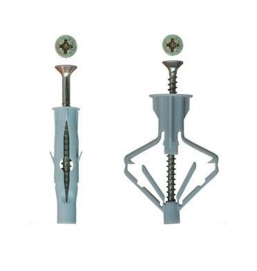Plasterboard Expansion Plug With Cross Slot 8/4.5*60