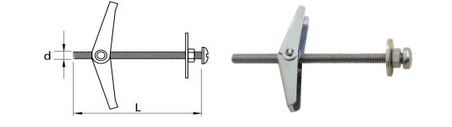 Steel Umbrella Anchor 4*50mm
