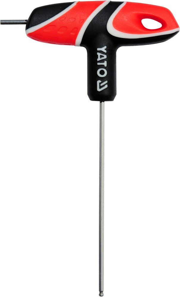 Inbussleutel (kogel) met handvat 4 mm