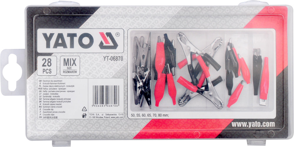 Electric Crocodile Clip Set 28 Pcs