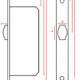 Jania Roller Mortise Lock