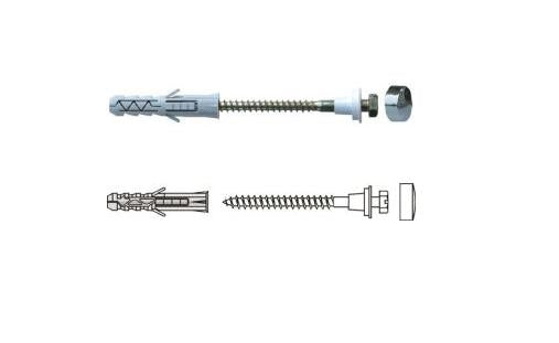 Toilet Fastening Pin Set-2 Pcs 10/6*80mm