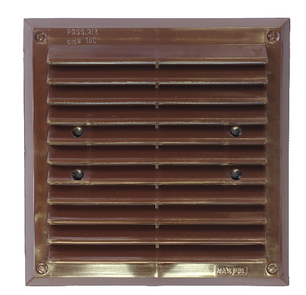 Ventilation Grille With Mesh 175*175mm Brown