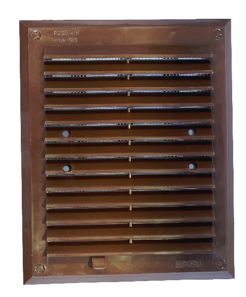 Griglia di ventilazione con feritoia 175*215 mm Marrone