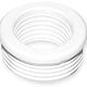 White Rubber Lip Reducing Seal 32/25