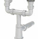 Sink Siphon 2 Chambers - Metal Si