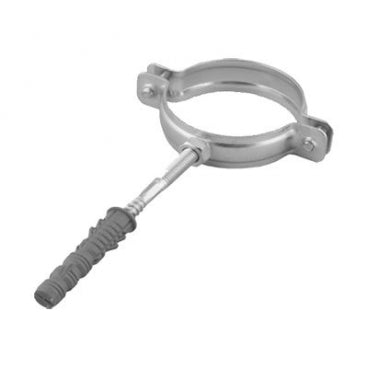 Galvanized Drain Pipe Bracket 100mm Short