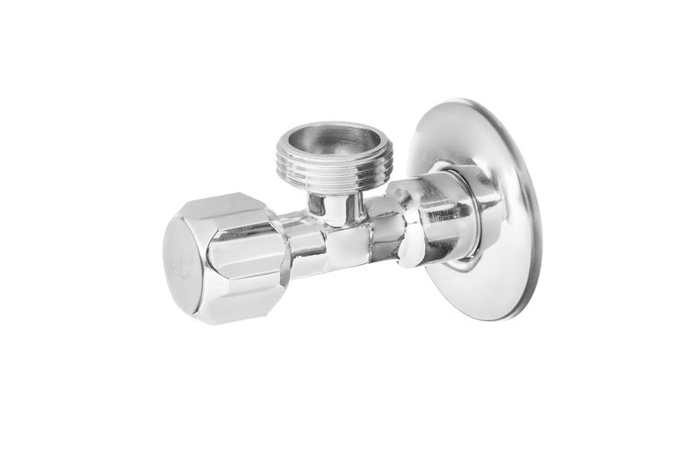 Angle Shut-off Poppet Valve 1/2 X 3/8 For Faucets