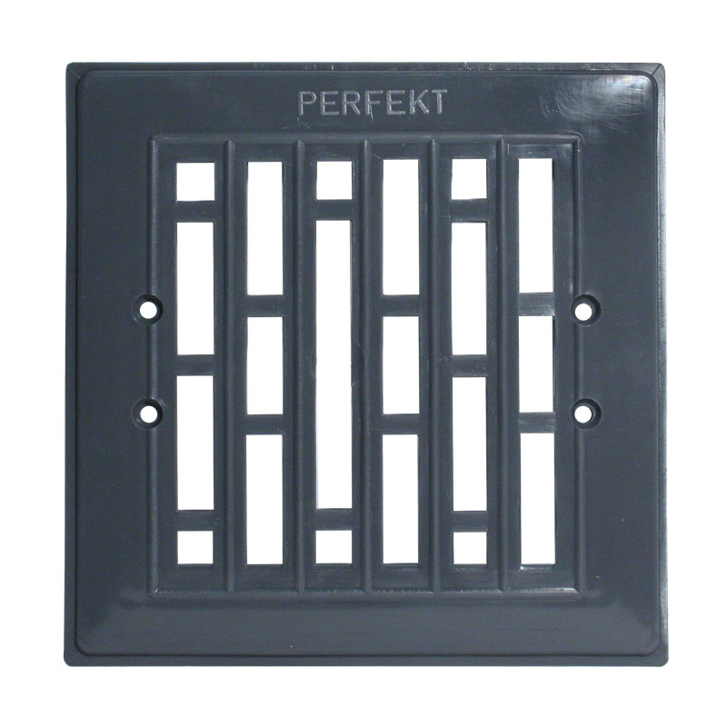 Ventilationsgitter 14*14 snoet grafit