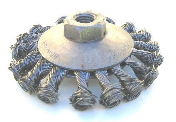 Disc-angle Brush Braided Steel Wire M-14 Fi100mm