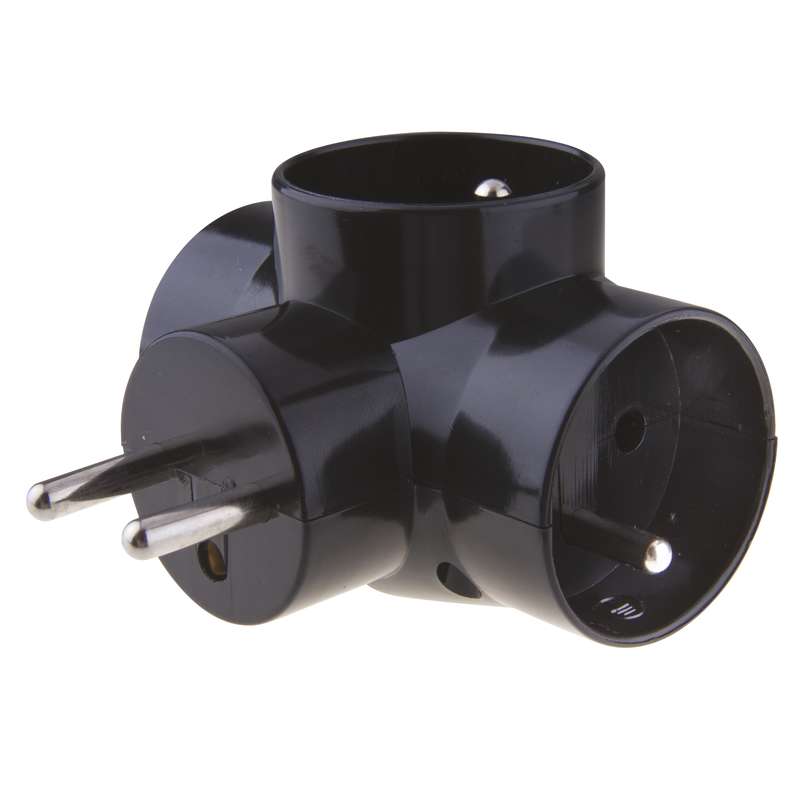 Black Splitter 3*10a/230v