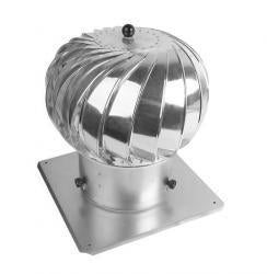 Chapeau de cheminée rotatif Turbo 150 mm galvanisé