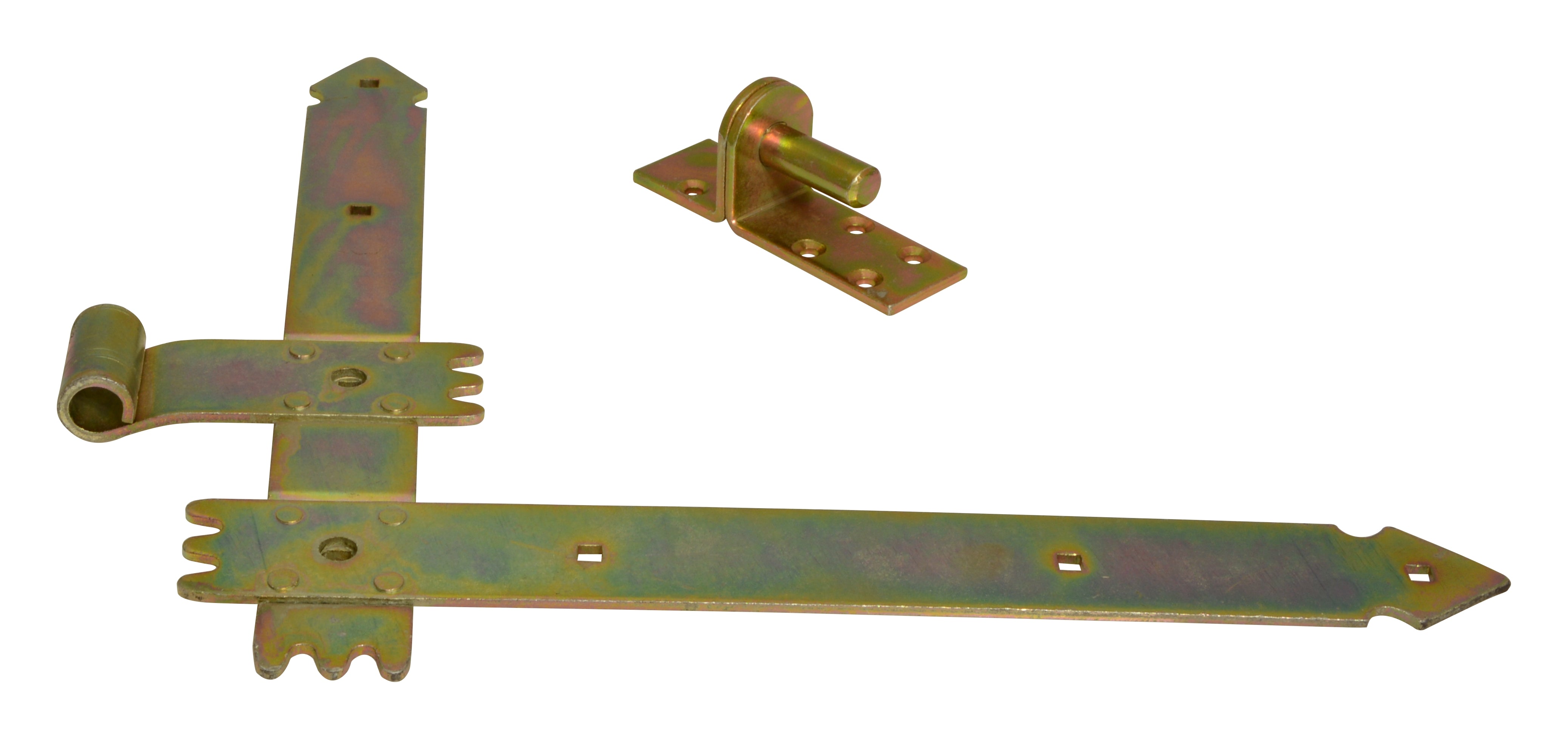 Vinklat Dörrgångjärn Galvaniserat 250mm 2 Styck