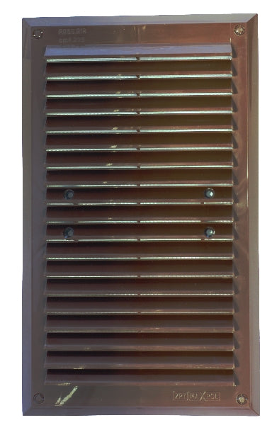 Grille De Ventilation Avec Maille 175*295mm Marron